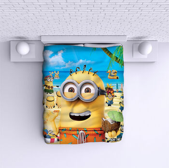 Ágytakaró Minions Beach