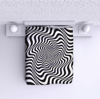 Ágytakaró Black and White Illusion 2