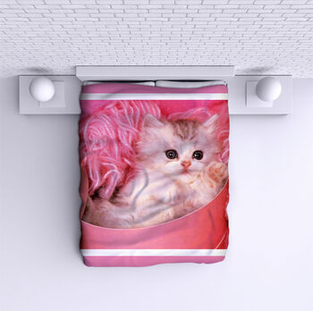 Ágytakaró Pink Kitten