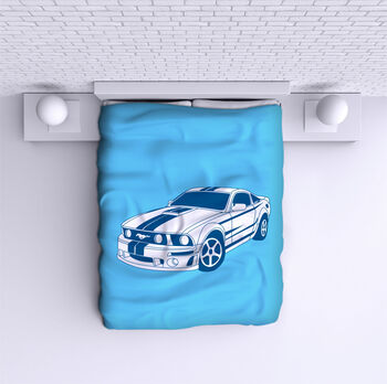 Ágytakaró Mustang light blue