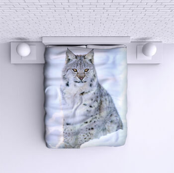 Ágytakaró Lynx in snow