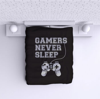 Ágytakaró Gamers don't sleep