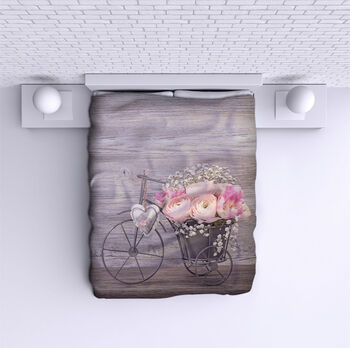 Ágytakaró Bike with Flowers