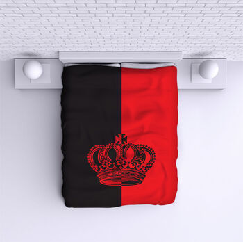 Ágytakaró King and Queen red