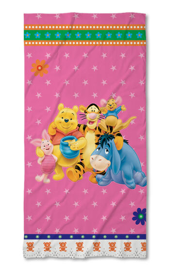 Strandtörölköző Pooh Pink