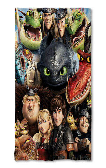 Strandtörölköző How to Train Your Dragon