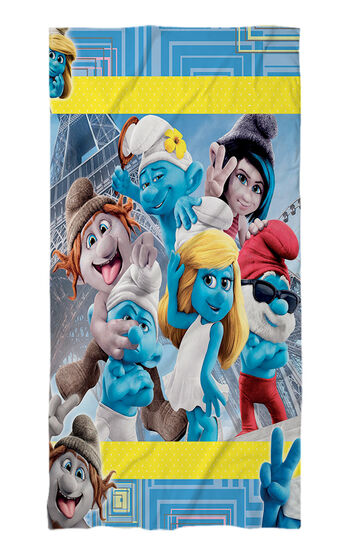 Strandtörölköző Smurfs