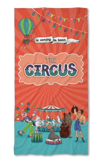 Strandtörölköző Circus