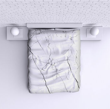Ágytakaró White Marble