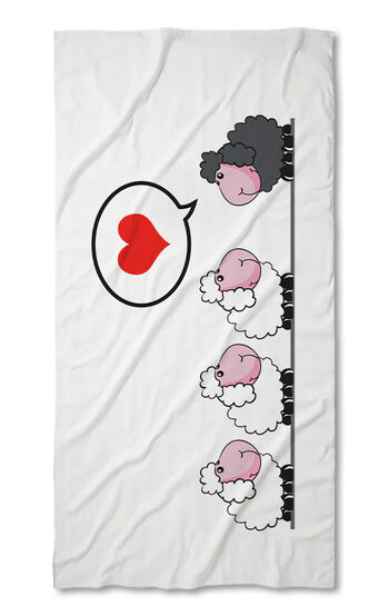 Strandtörölköző Sheep love 2