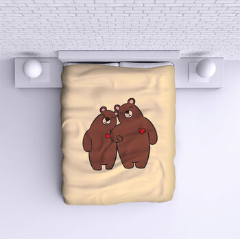 Ágytakaró Bear love