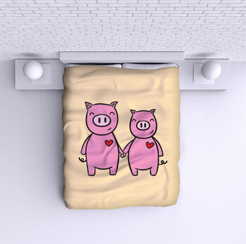 Ágytakaró Pig Love