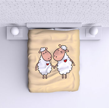 Ágytakaró Sheep love