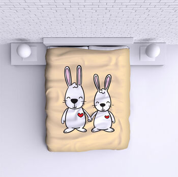 Ágytakaró Rabbit love