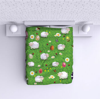 Ágytakaró Easter sheep