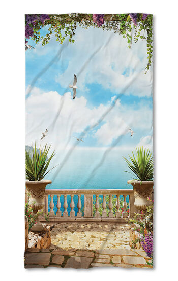Strandtörölköző Balcony in paradise