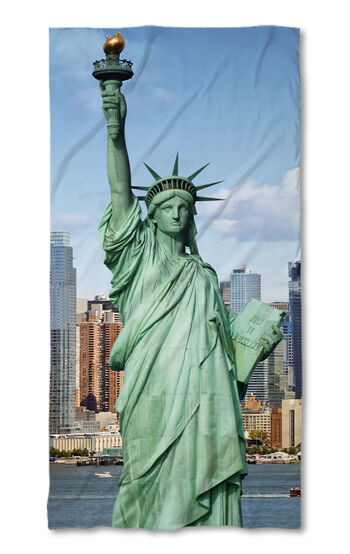 Strandtörölköző Statue of Liberty