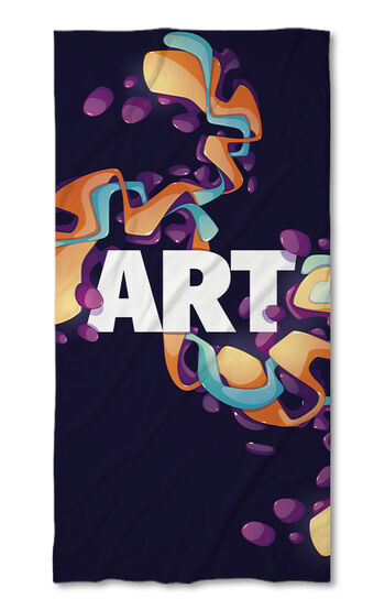 Strandtörölköző Art