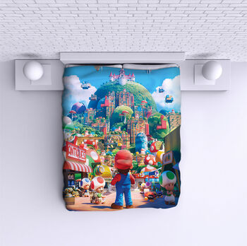 Ágytakaró Mario Bros