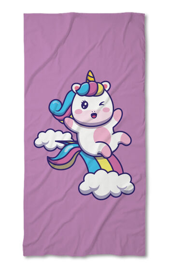 Strandtörölköző Farting Unicorn