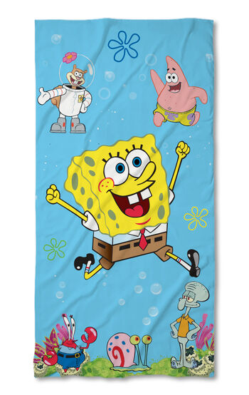 Strandtörölköző Sponge bob 2022