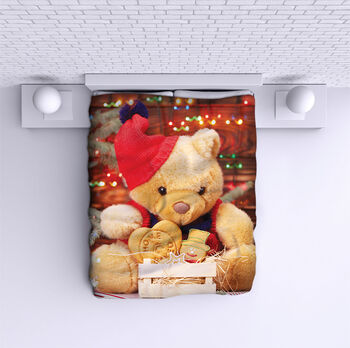 Ágytakaró Christmas bear