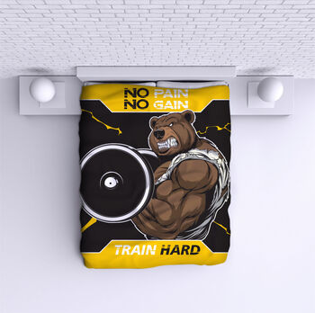 Ágytakaró No pain no gain Bear