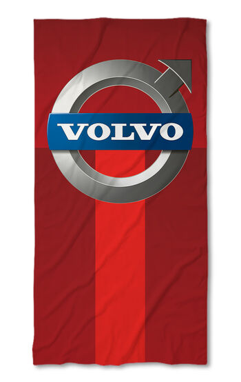 Strandtörölköző Volvo logo