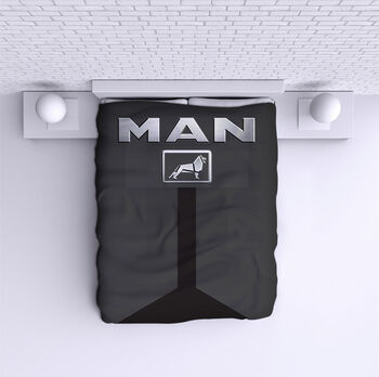 Ágytakaró MAN logo