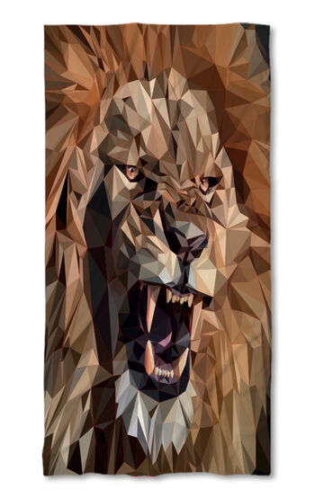Strandtörölköző Art Lion