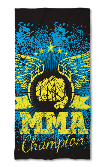 Strandtörölköző MMA blue