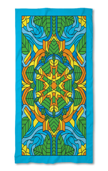 Strandtörölköző Painted glass