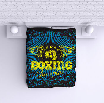 Ágytakaró Boxing blue