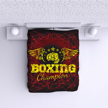 Ágytakaró Boxing red