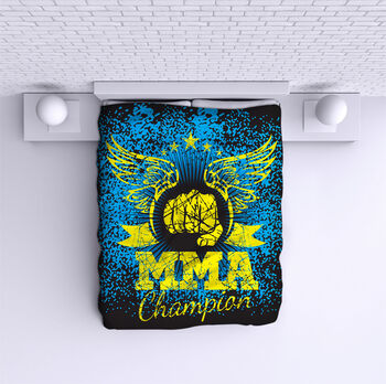 Ágytakaró MMA blue