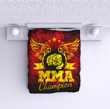 Ágytakaró MMA red