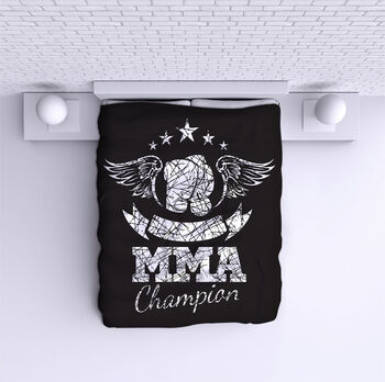 Ágytakaró MMA black