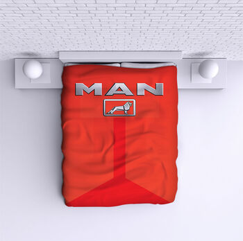 Ágytakaró MAN red