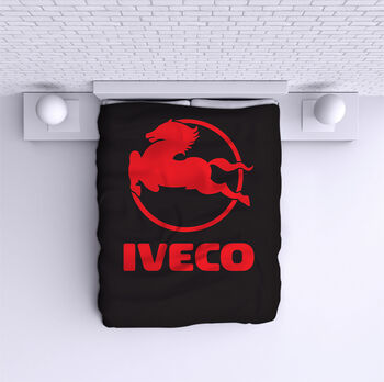Ágytakaró Iveco logo 2