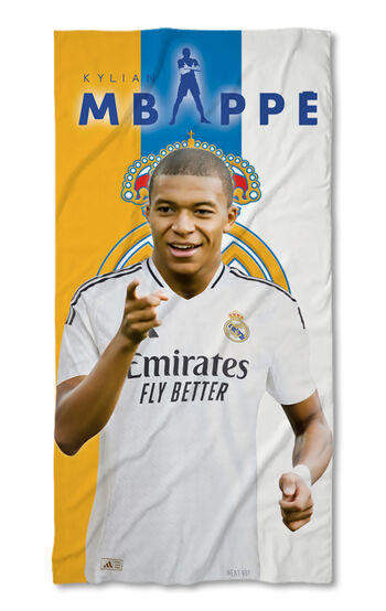 Strandtörölköző Kylian Mbappe Real Madrid 2