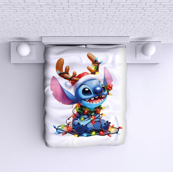 Ágytakaró Stitch Christmas