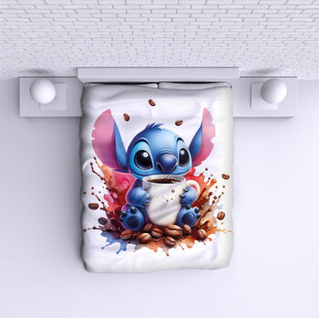 Ágytakaró Stitch Coffee