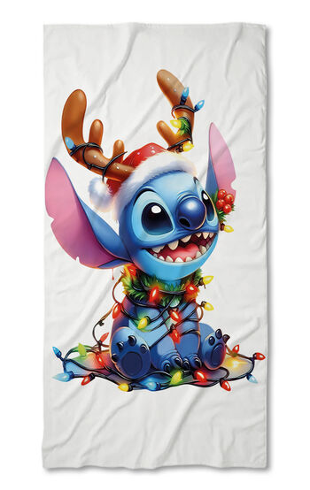 Strandtörölköző Stitch Christmas