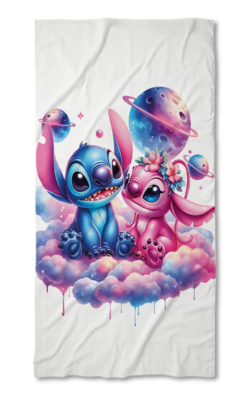 Strandtörölköző Stitch In love