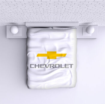 Ágytakaró Chevrolet white
