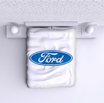 Ágytakaró Ford white