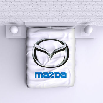 Ágytakaró Mazda white