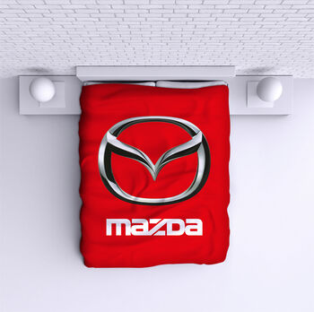 Ágytakaró Mazda red