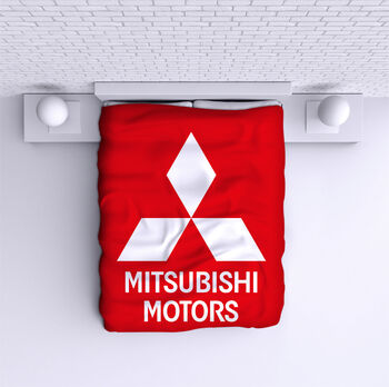 Ágytakaró Mitsubishi red