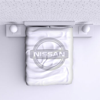 Ágytakaró Nissan white